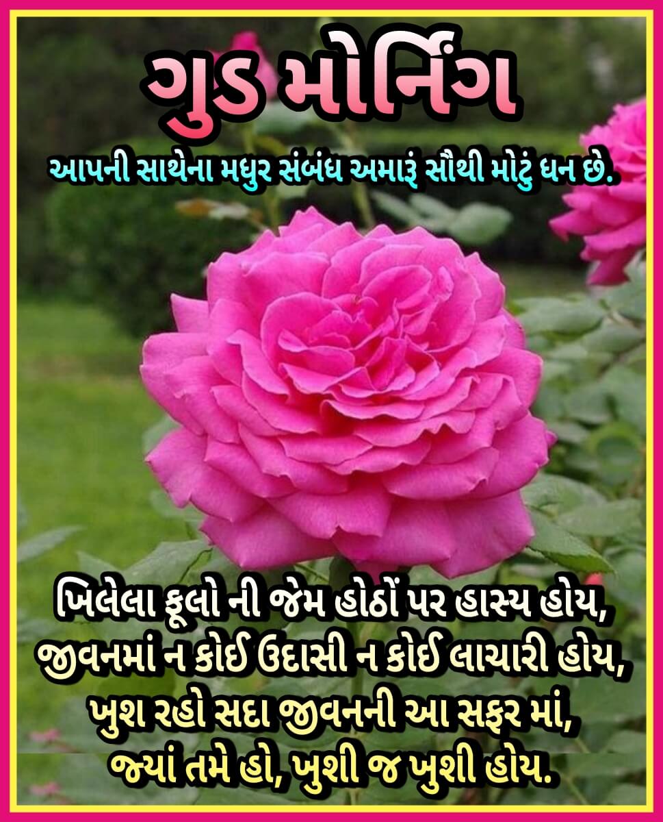 Good Morning Shayari Wish In Gujarati